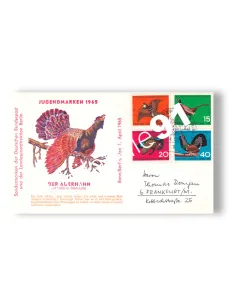 Berlin, n° 226 à 229 sur Enveloppe 1er Jour, lettre Europe