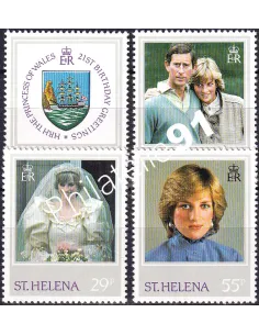 Sainte-Hélène, n° 359 à 362, Collection timbres Thématiques