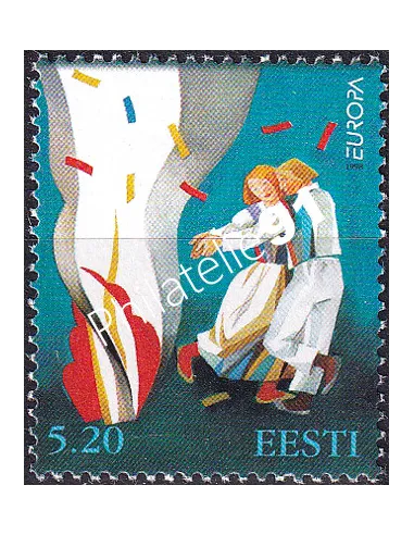 Estonie, n° 315, collection timbres Europe