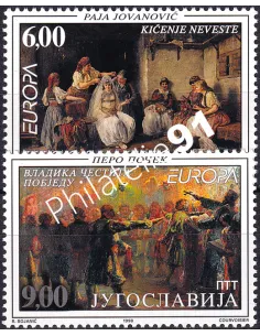 Yougoslavie, n° 2714 à 2715, collection timbres Europe