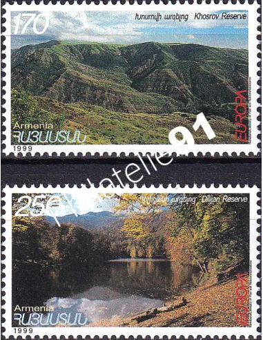 Arménie, n° 313 à 314, collection timbres Europe