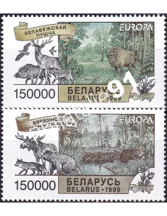Biélorussie, n° 287 à 288, collection timbres Europe