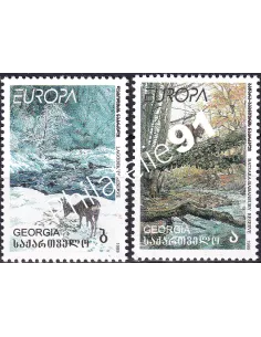 Georgie, n° 223 à 224, collection timbres Europe