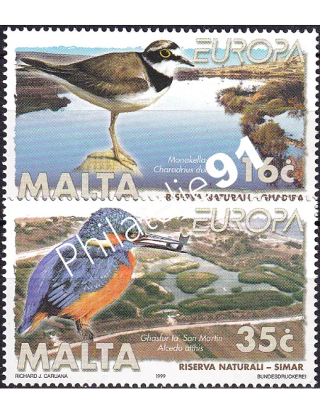 Timbres de MALTE n° 1039 à 1040, collection timbres Europe