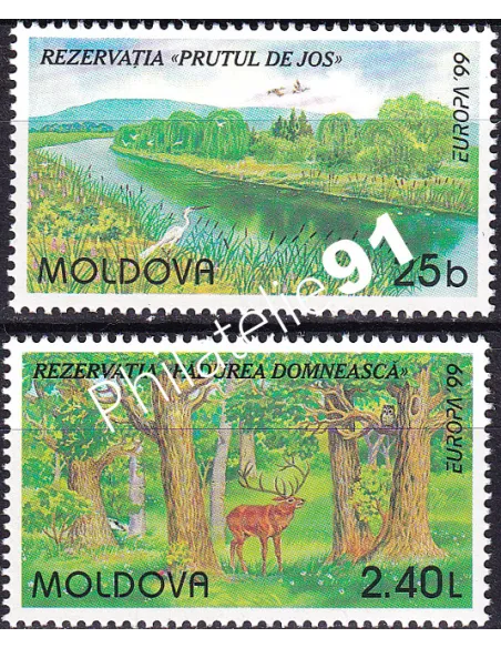 Moldavie, n° 263 à 264, collection timbre Europe
