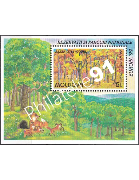 Moldavie, Bloc n° 20, collection timbres Europe