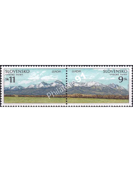 Timbres de Slovaquie n° 294 à 295, collection timbres Europe