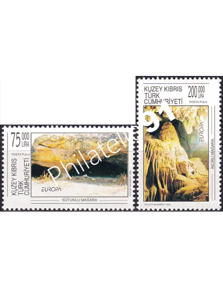 Timbres de Chypre Turc n° 462 à 463, collection timbre Europe