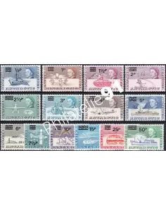 Antarctique britannique, n° 25 à 38, Collection Timbres du Monde