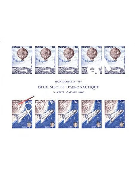 MONACO - BF n° 25** - EUROPA 1983 - oeuvres du génie humain