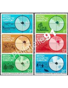 Antarctique britannique, n° 108 à 113, Collection Timbres du Monde