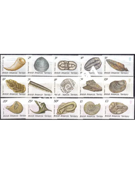 Antarctique britannique, n° 176 à 190, Collection Timbres du Monde