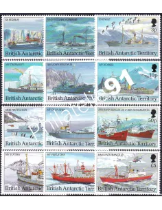 Antarctique britannique, n° 223 à 234, Collection Timbres du Monde