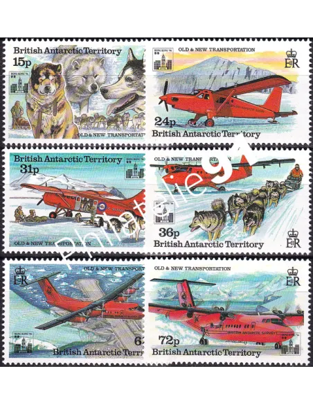 Antarctique britannique, n° 235 à 240, Collection Timbres du Monde