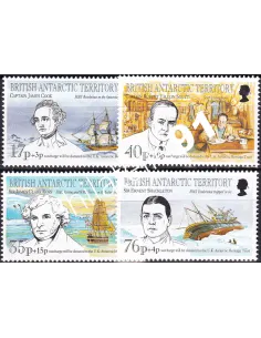 Antarctique britannique, n° 251 à 254, Collection Timbres du Monde