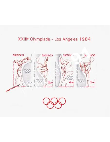 MONACO - BF n° 27** - Jeux olympiques d'été - Los Angeles
