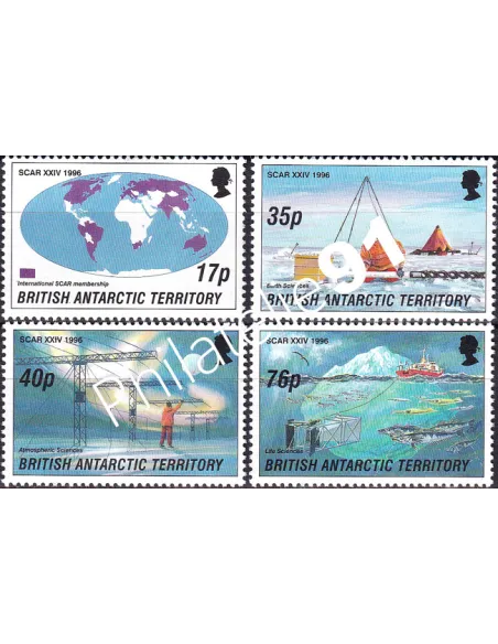 Antarctique britannique, n° 265 à 268, Collection Timbres du Monde