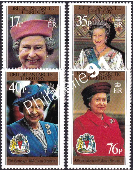 Antarctique britannique, n° 269 à 272, Collection Timbres du Monde