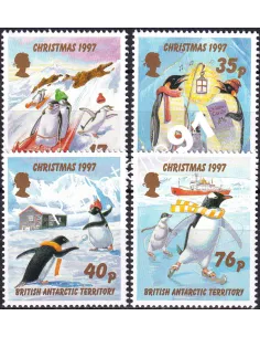 Antarctique britannique, n° 277 à 280, Collection Timbres du Monde