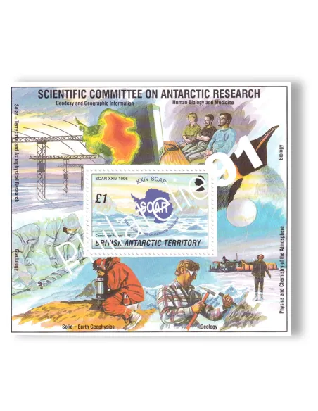Antarctique britannique, BF n° 2, Collection Timbres du Monde