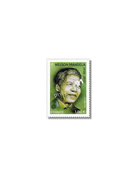 Timbre Nelson Mandela, collection timbre de France