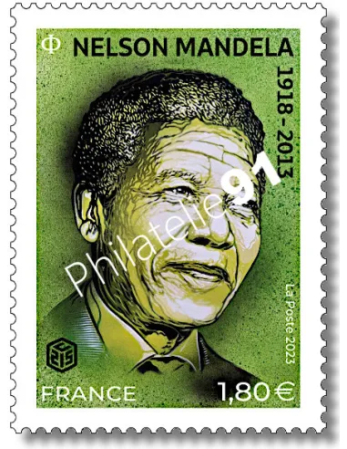Timbre Nelson Mandela, collection timbre de France