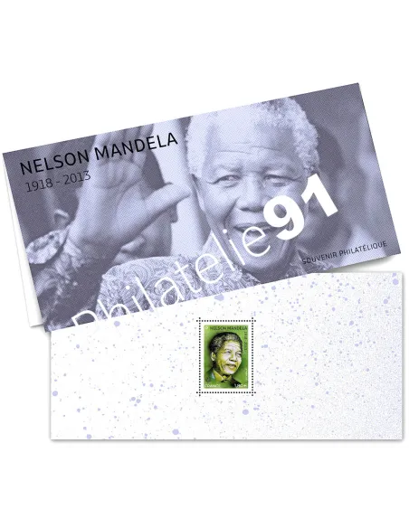 Bloc souvenir Nelson Mandela, collection timbres de France
