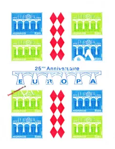 MONACO - BF n° 28** - EUROPA 1984 - Pont de la coopération europée