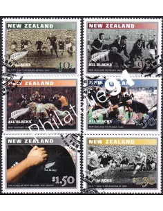 Nouvelle-Zélande, n° 2018 à 2023 oblitérés, collection timbres Océanie