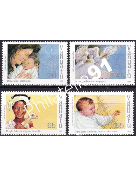 Vanuatu, n° 818 à 821, collection timbres Océanie