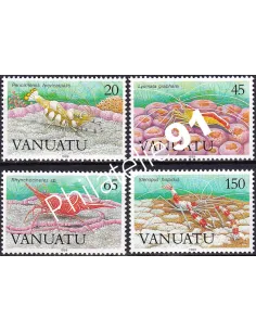 Vanuatu, n° 822 à 825, collection timbres Océanie