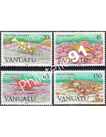 Vanuatu, n° 822 à 825, collection timbres Océanie