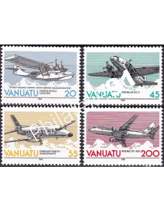 Vanuatu, n° 826 à 829, collection timbres Océanie