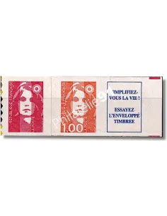 Timbre n° 3009b - Type Marianne du bicentenaire (carnet)