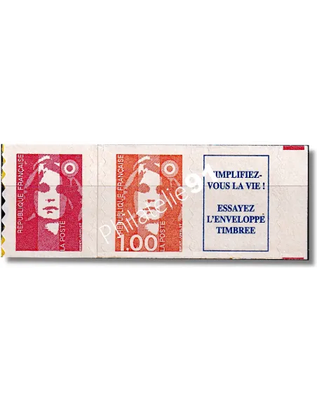 Timbre n° 3009b - Type Marianne du bicentenaire (carnet)
