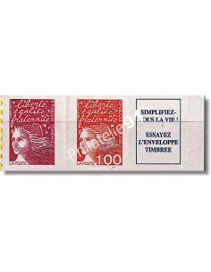 Timbre n° 3101b (adhésif n°16b) Marianne du 14 Juillet (carnet)
