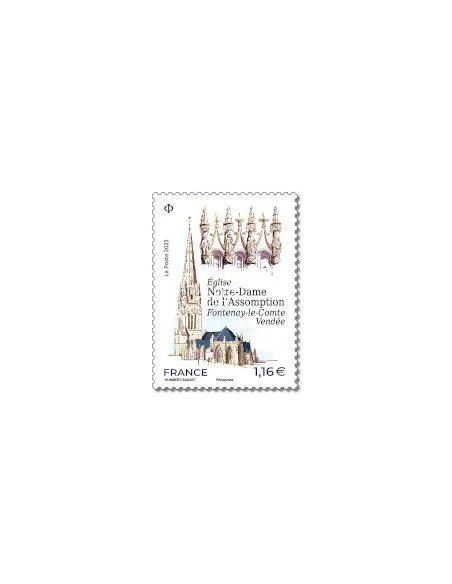 Timbre 5671, Eglise notre Dame de l'Assomption, timbre de France
