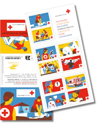 Carnet n° 2266, carnet Croix-Rouge, timbres de France 2023