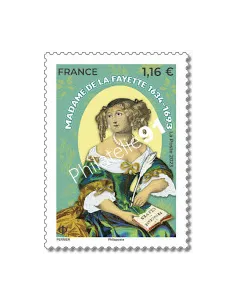 Timbre 5681, Madame de La Fayette, timbre de France