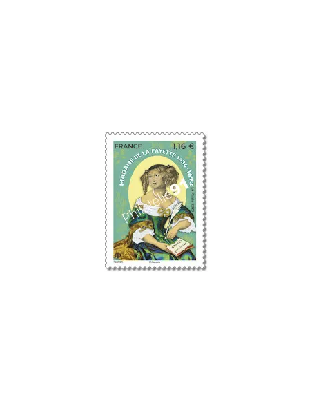 Timbre 5681, Madame de La Fayette, timbre de France