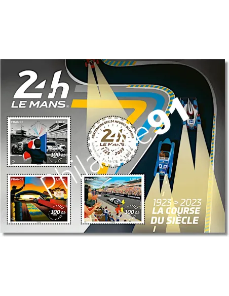 Bloc 5682, Bloc Centenaire des 24 Heures du Mans, timbres de France