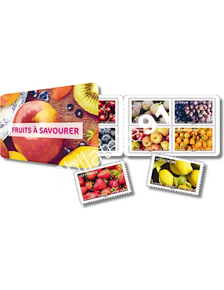 Carnet n° 2276, fleurs et papillons, timbres de France 2023