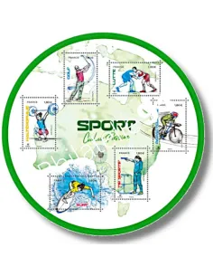 Bloc 5688, sport. Couleur passion, timbres de France