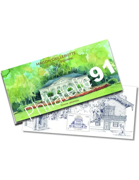 Bloc souvenir Maison Caillebotte,collection timbres de France
