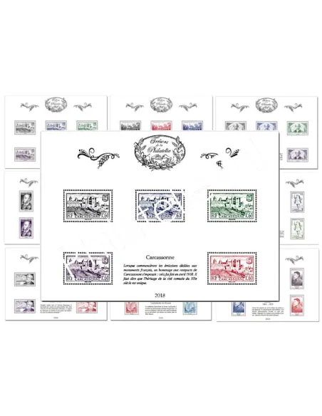 Timbres de France, Les Trésors de la Philatélie 2018