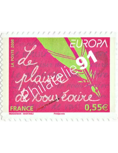 ADH. n° 207 - Europa 2009 - L'écriture d'une lettre