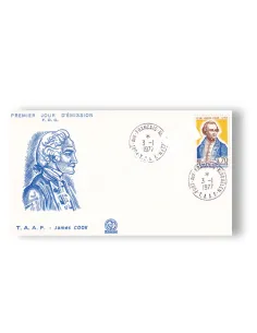 TAAF, n° 63 oblitéré sur enveloppe 1er Jour, Lettres Dom-Tom