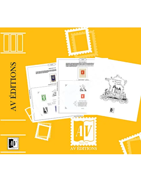 Jeu AV Patrimoine de France 2023 - matériel philatélique