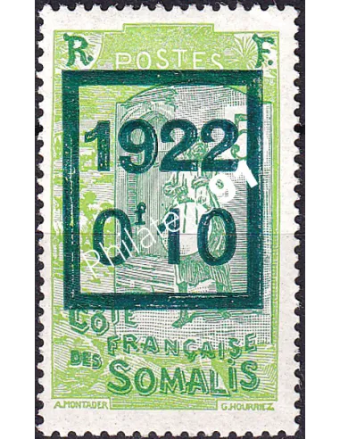 COTE DES SOMALIS n° 101 charnière, timbre colonies françaises