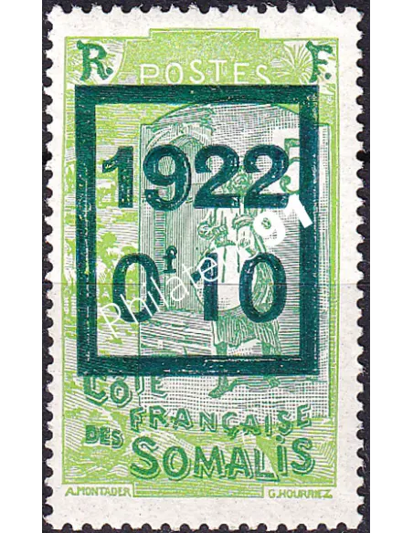 COTE DES SOMALIS n° 101 charnière, timbre colonies françaises
